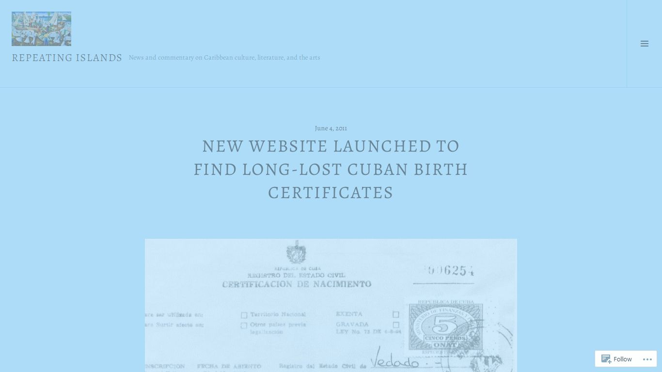 New website launched to find long-lost Cuban birth ...